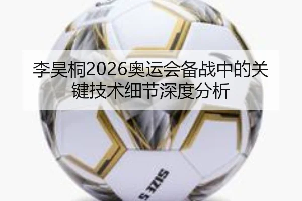 李昊桐2026奥运会备战中的关键技术细节深度分析